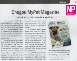 Matéria My Pet Magazine - Revista Negócios Pet